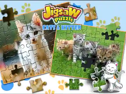Spill Jigsaw Puzzle Cats & Kitten online