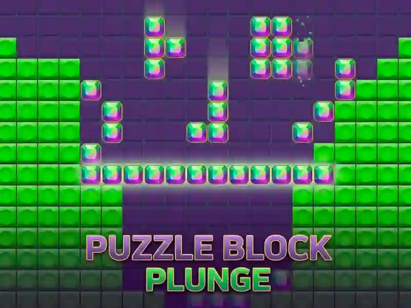 Spill Puzzle Block Plunge online