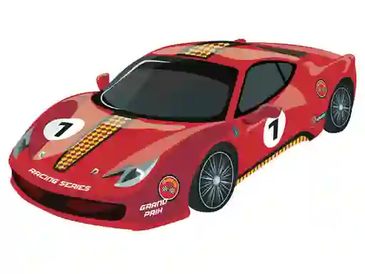 Spill Sport Cars Coloring online