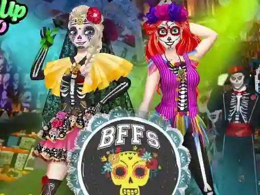 Spill BFFS Day Of The Dead online