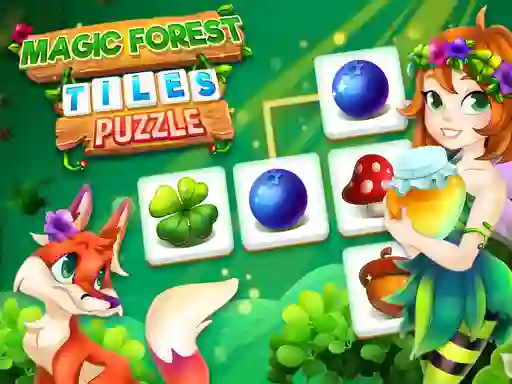 Spill Magic Forest Tiles Puzzle online