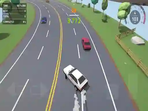 Spill Polygon Drift: Endless Traffic Racing online