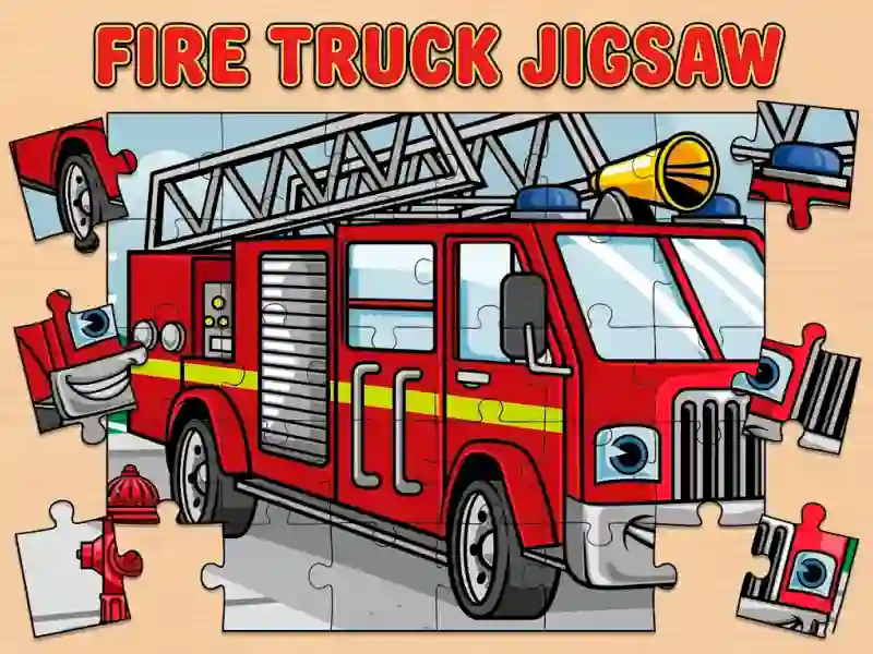 Spill Fire Truck Jigsaw online
