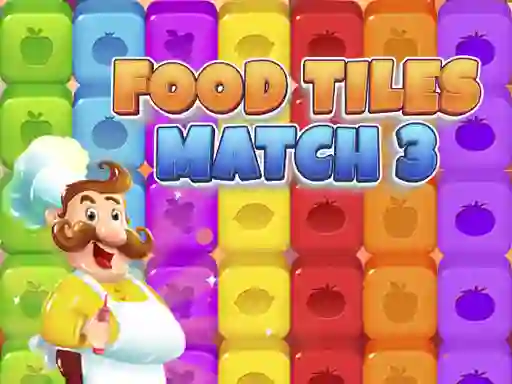 Spill Food Tiles Match 3 online