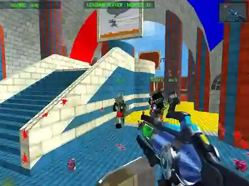 Spill Blocky Gun Paintball 3 online