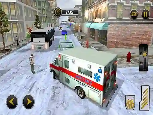 Spill Modern city ambulance simulator online