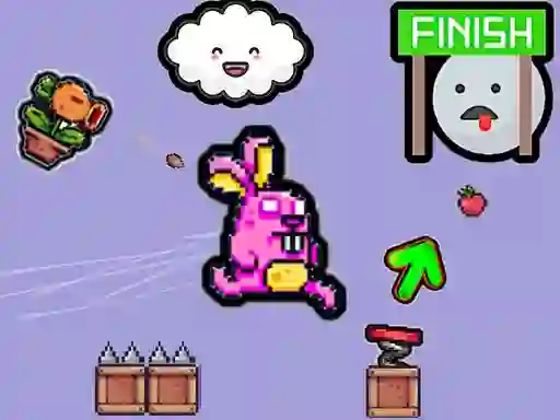 Spill Cute Rabbit's Challenging Adventure online