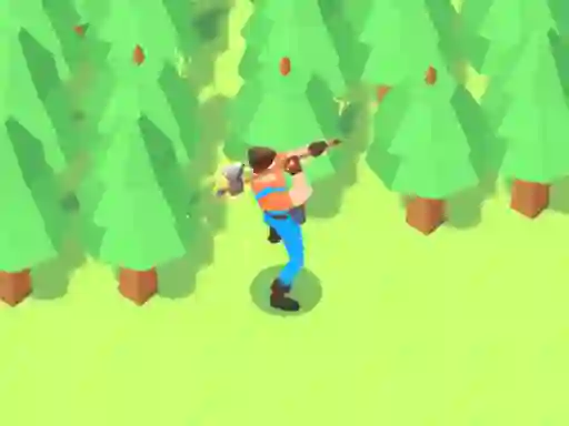Spill Idle Lumberjack 3D online