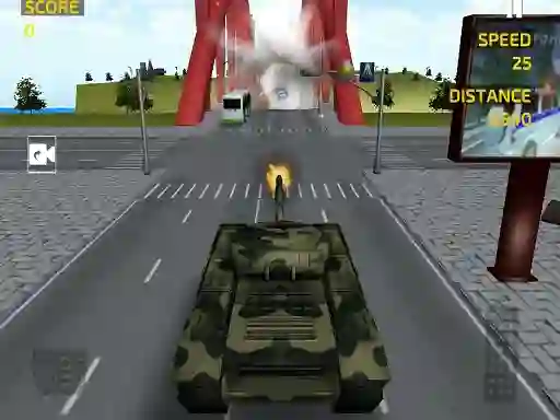 Spill Army Tank Driving Simulation online