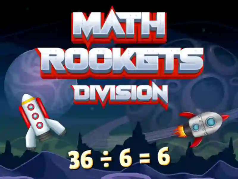 Spill Math Rockets Division online