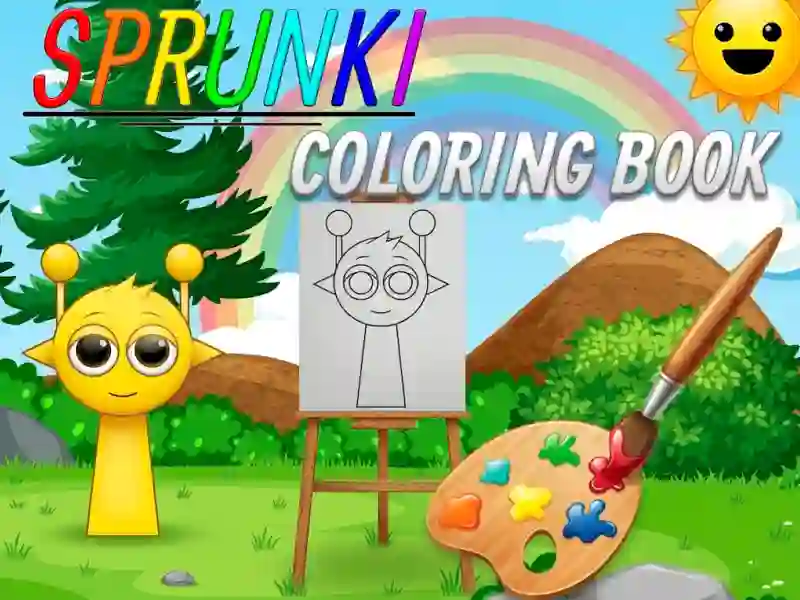 Spill Sprunki Coloring Book online