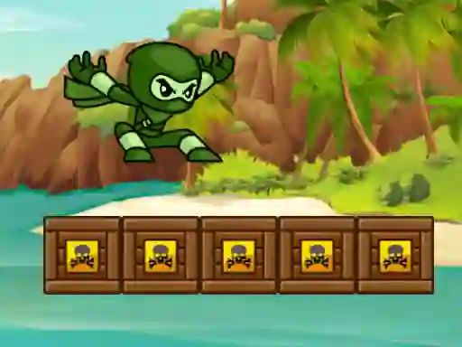 Spill Green Ninja Run online