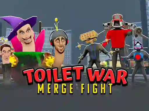 Spill Toilet War: Merge Skibidi online