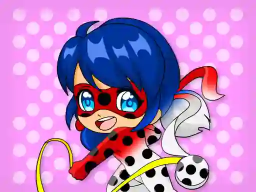 Spill Chibi Dottedgirl Coloring Book online