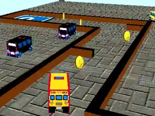 Spill School Bus 3D Parking online