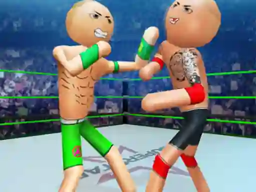 Spill Police Stick Man Wrestling Fighting online