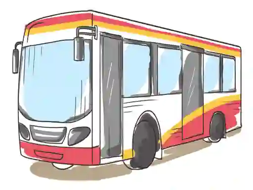 Spill Cartoon Bus Slide online