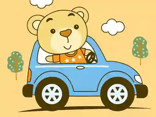 Spill Cute Animal Ride Match 3 online