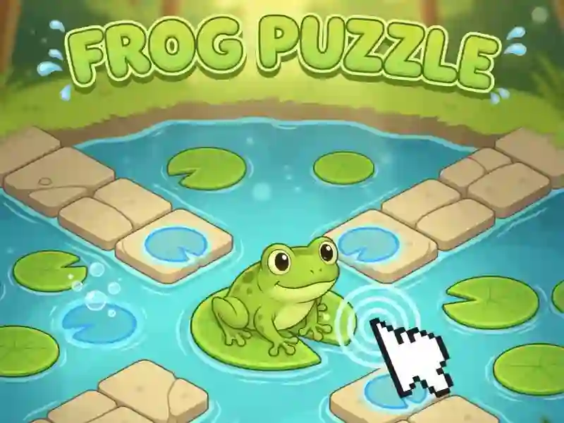 Spill Frog Puzzle online