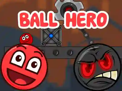 Spill Ball Hero Adventure: Red Bounce Ball online
