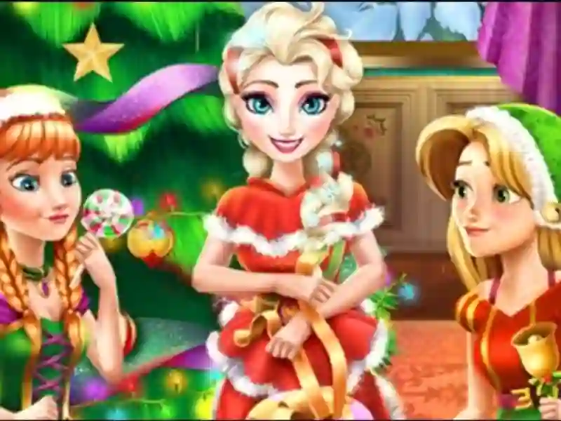 Spill Disney Princess Christmas Party online