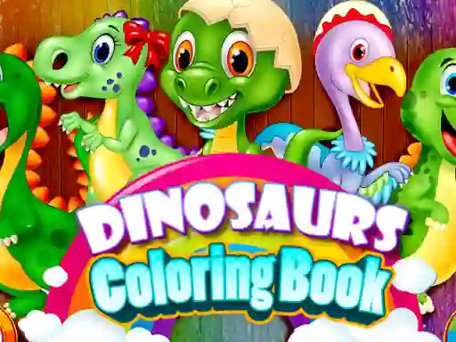 Spill Dinosaurs Coloring Book online