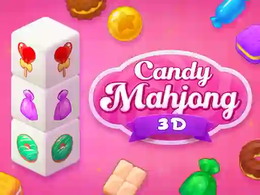 Spill Candy Mahjong 3D online