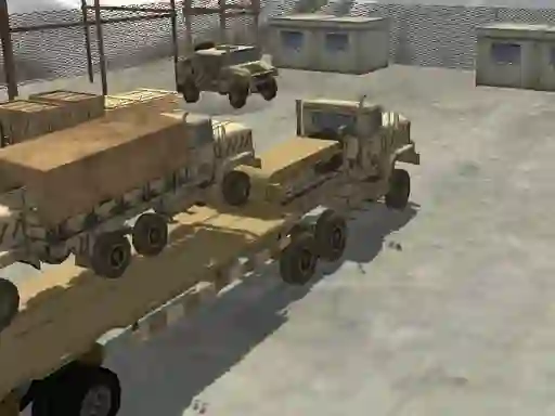 Spill Transport Army vehicle truck driving online
