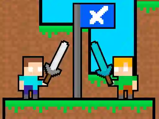 Spill Friends Battle Swords Drawn online