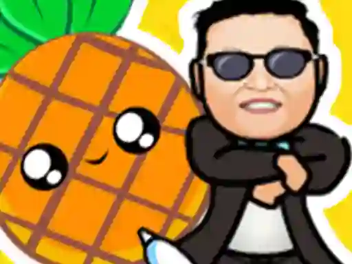 Spill Pineapple and pen vs gangnam style online
