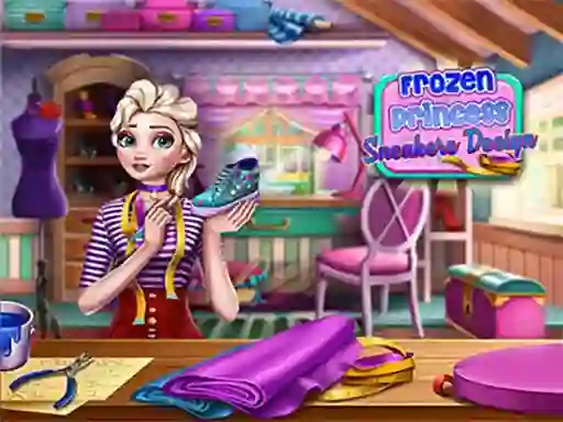 Spill Frozen Princess Sneakers Design online