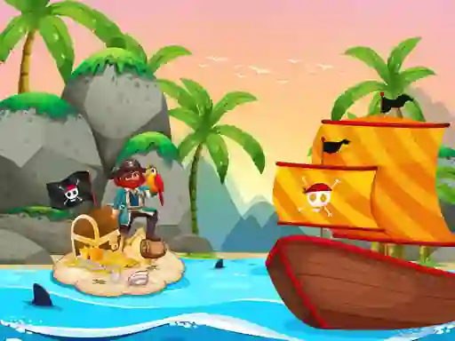 Spill Pirate Travel Coloring online