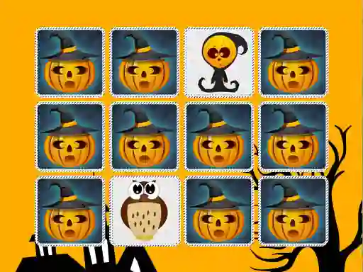 Spill Kids Memory Game Halloween online