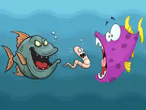 Spill Angry Fish Coloring online