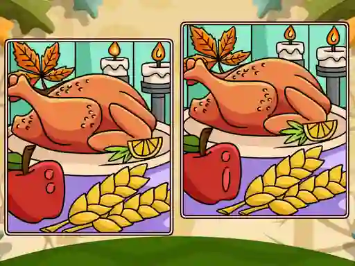 Spill Thanksgiving Spot The Differences online