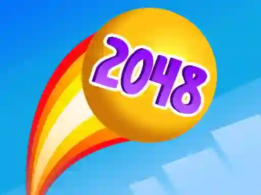 Spill Rainbow Balls 2048 online