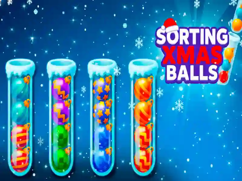 Spill Sorting Xmas Balls online