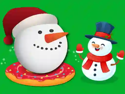 Spill Flappy Snowball Xmas online