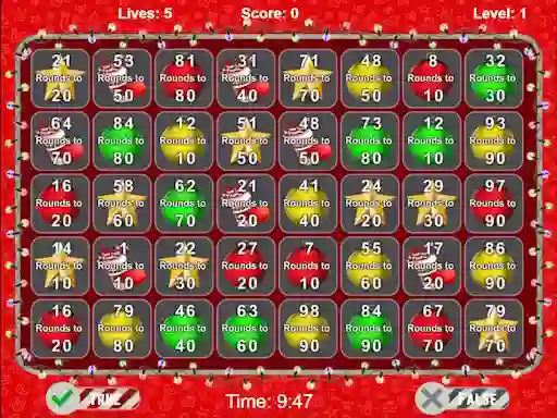 Spill Christmas Number Crunch Rounding online