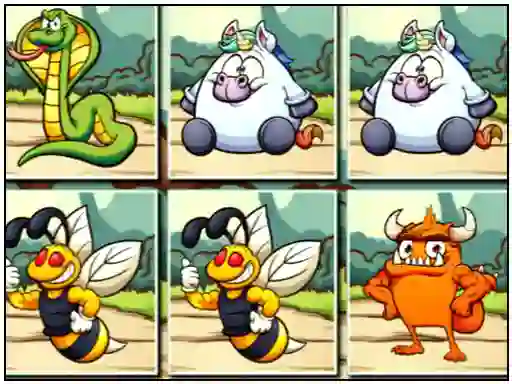 Spill Animals Memo Match online