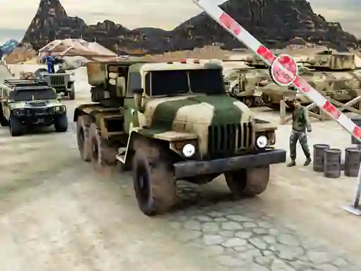 Spill Army Machine Transporter Truck online