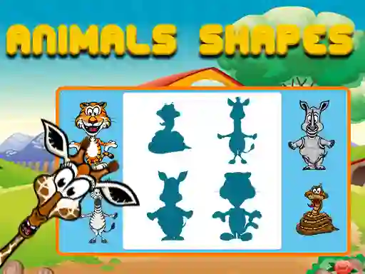 Spill Animals Shapes online