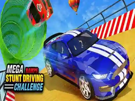 Spill Mega Ramp Car Stunts Racing: Impossible Tracks 3d online