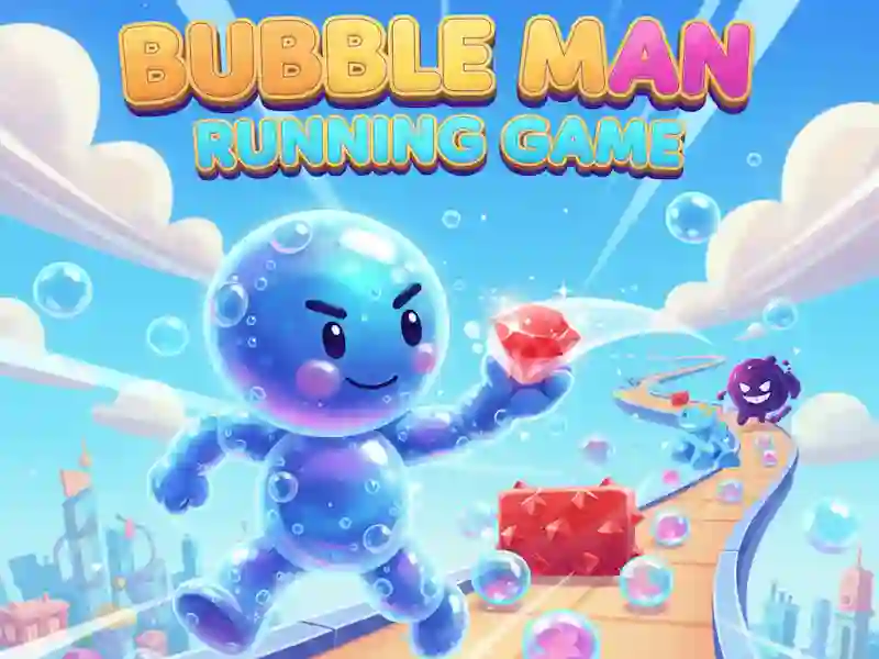 Spill Bubble Man Running Game online