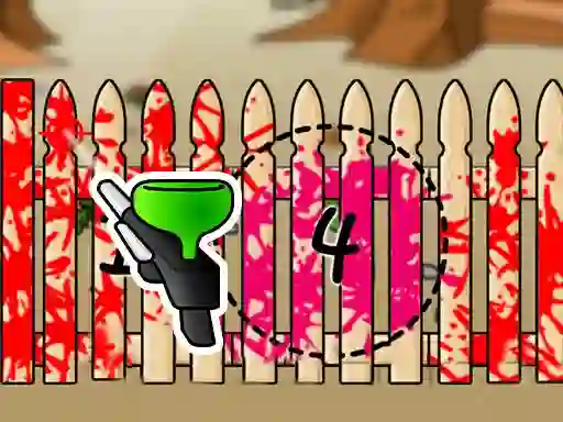 Spill Paint the Fence online