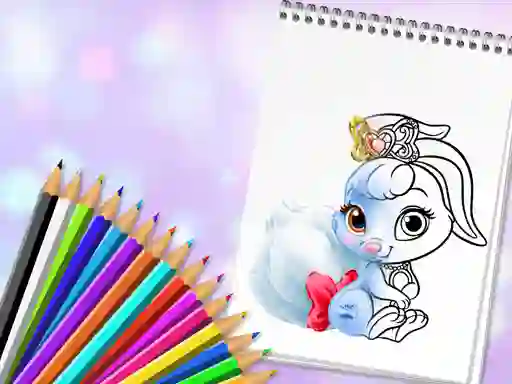 Spill Cute Animals Coloring Book online