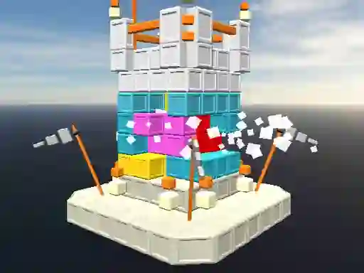 Spill Castle Block Destruction online