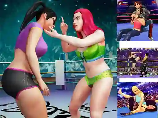 Spill Women Wrestling Fight Revolution Fighting online