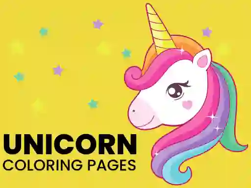 Spill Unicorn Coloring Pages online