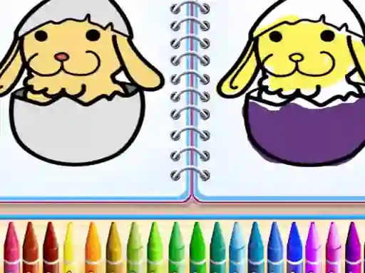 Spill Coloring Bunny Book online